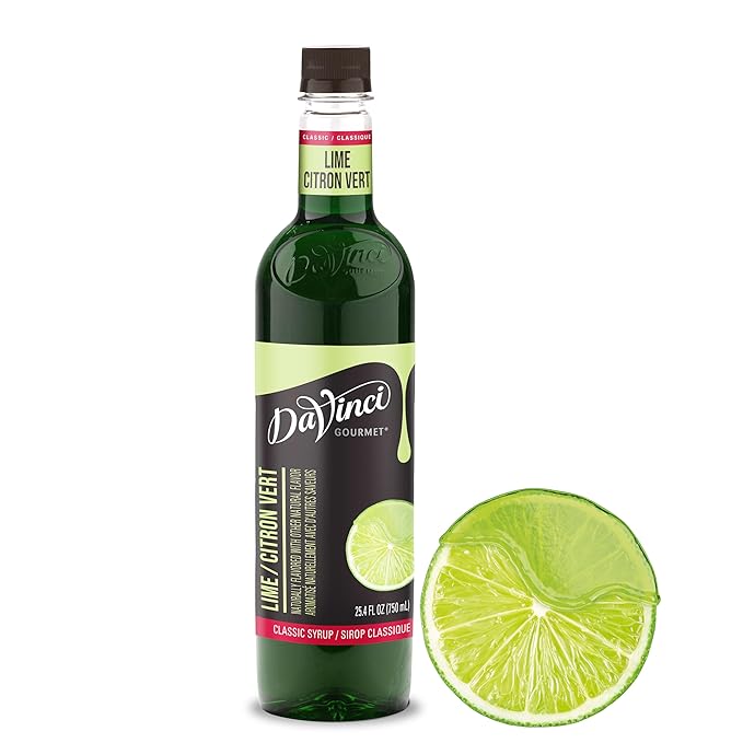 DaVinci Gourmet Classic Lime Syrup, 25.4 Fluid Ounces (Pack of 1)