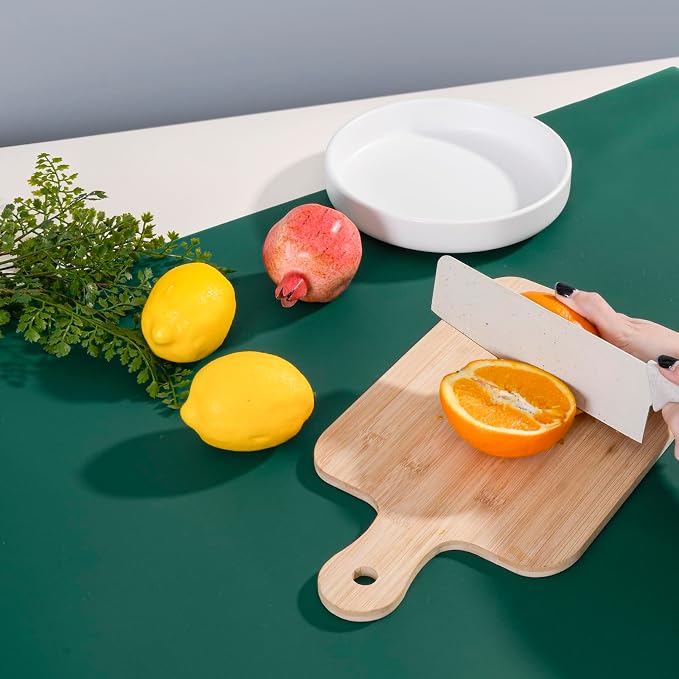 Extra Large Silicone Mat 36" x 24" Heat Resistant Kitchen Counter Table Mat | Place Mats Countertop Protector, Thick Placemats Washable Silicone Mats for Kitchen Counter Dining Table Mat,Dark Green SAPID