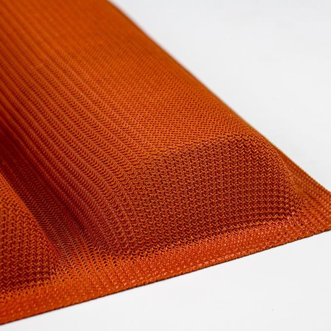 FETESUR Silicone Perforated Baking Form Sandwich Mold, Orange | Sandwich Bread Mold, Food Proofing Mat, 5 Loaf Non-Stick Baking Liners