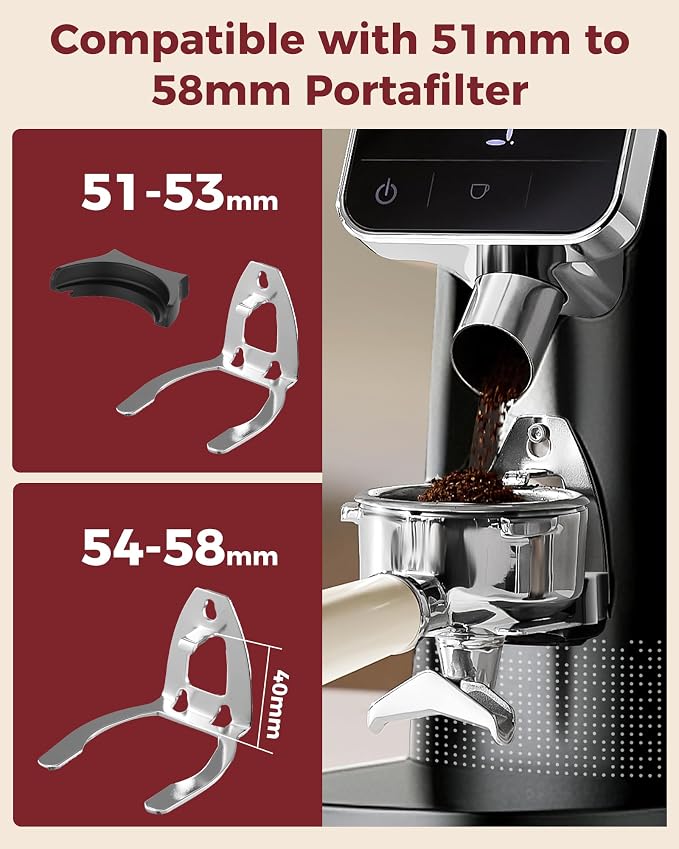 Tuni G2 Conical Burr Coffee Grinder with 70 Precise Grind Settings, Black | Espresso Grinder with Anti-Static Design, Adjustable Electronic Timer & LED Touchscreen, For Drip Cold Brew French Press