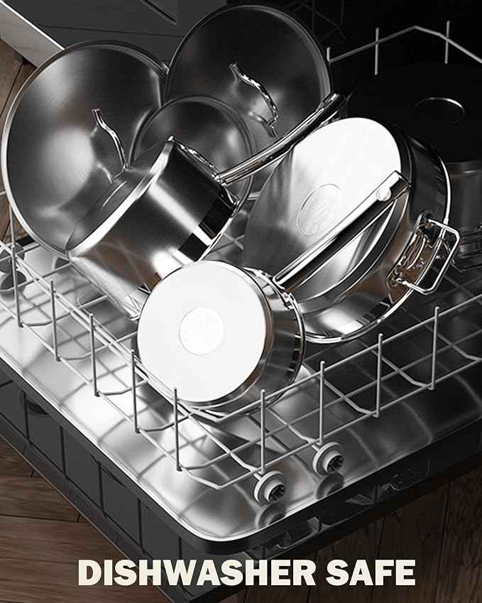 Cooks Standard Professional 2 Quart Stainless Steel Saucepan with Lid, Small Kitchen Sauce Pot, Multi-Purpose Sauce Pan, Milk Chocolate Cooking Pan, Dishwasher & Oven Safe, Induction Compatible