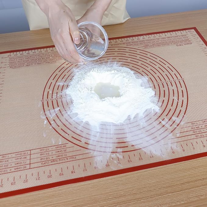 Silicone Pastry Mat 34X26 inch Baking mat Perfect for Dough, Pastry, Pie Crust, Fondant, Cookies, Bread, Pasta/Pizza,Pastry Board, Kitchen Counter Mat