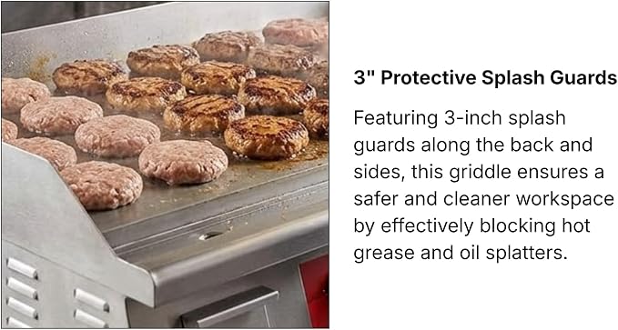 Commercial Electric Griddle 60", 240V, 17500W, for Restaurant