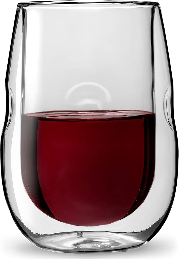 Ozeri Moderna Artisan Series Double Wall Insulated Wine Glasses