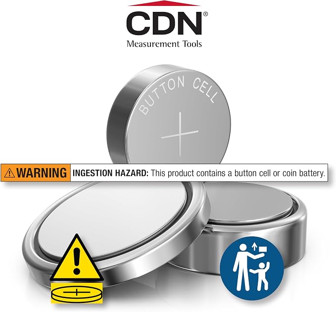 CDN ProAccurate® Instant Read Digital Pocket Thermometer with 2.75" Stainless Steel Tip for Accurate Temperature Measurement, Red (DT450X-R)