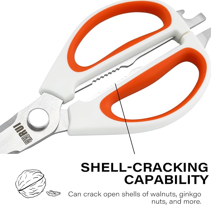 Kitchen Shears Come Apart with Magnetic Holder Magnetic Scissors for Fridge | Kitchen Scissors Magnet Sheath Set, Magnetic Holder, Magnet Protector, Strong Magnetic Protective Cover for Kitchen Shears