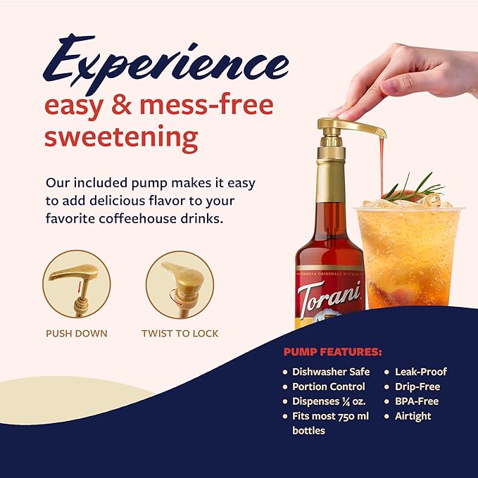 Torani Syrup Variety Pack, Soda Flavors, 25.4 Ounces (Set of 4)