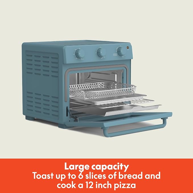 bella 6 Slice Toaster Oven With Air fryer, Surf
