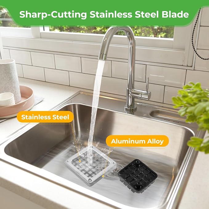 1/2" Replacement Blade for Commercial Vegetable Chopper Dicer | 420 Stainless steel blade, sharp uniform 1/2" dicing, wide chopper compatibility, for fries, onions, tomatoes, cucumbers