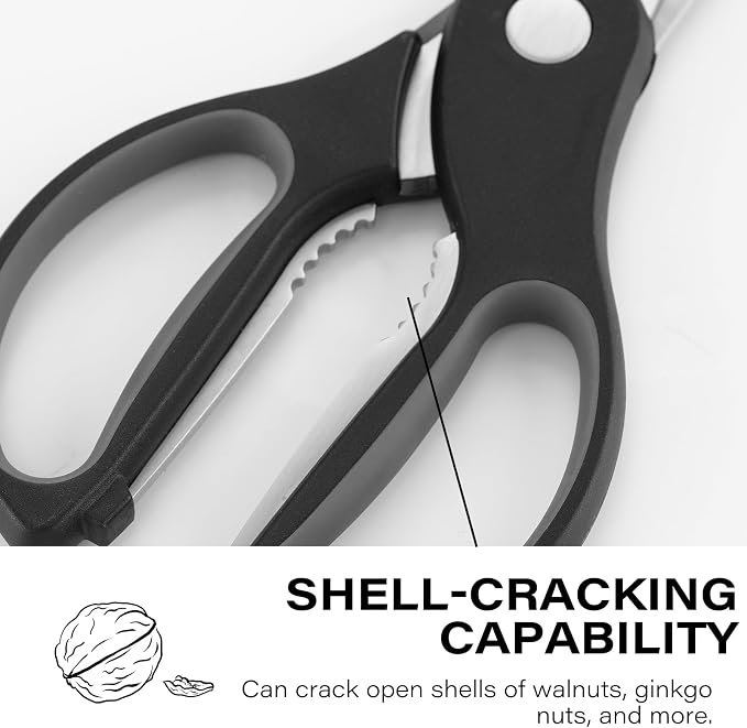 Kitchen Shears with Magnetic Holder Heavy Duty Magnetic Scissors for Fridge | Kitchen Scissors Magnet Sheath Set, Magnetic Holder, Magnet Protector, Strong Magnetic Protective Cover for Kitchen Shears