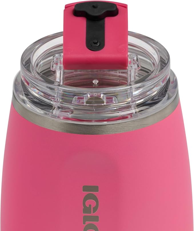 Igloo 10 oz Wine Tumbler | Stainless Steel Drinkware | Thrift Pink