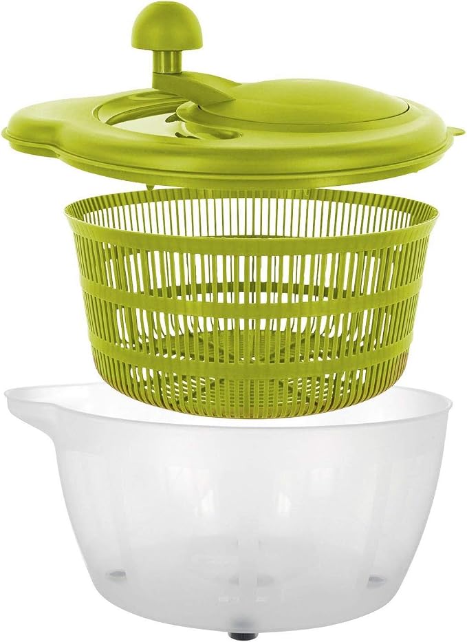 Westmark German Vegetable and Salad Spinner with Pouring Spout and Non-Slip Feet