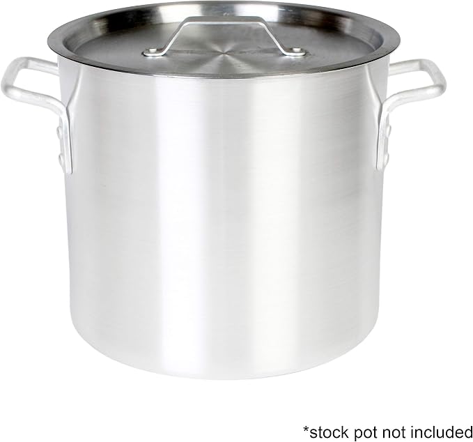 Thunder Group Aluminum Stock Pot Lid, 12 Quart