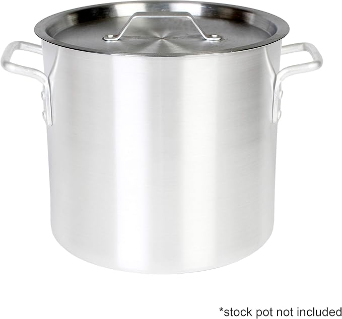 Thunder Group 15 Quart Aluminum Stock Pot Lid