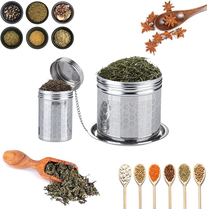 Tea Infuser Tea Strainer for Loose Tea, Stainless Steel Tea Ball | Spice Infuser 11cm/4.3 inch