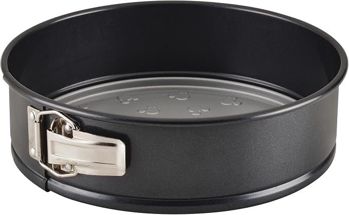 Farberware Disney Bake with Mickey Mouse Nonstick Springform Baking Pan/Nonstick Springform Cake Pan/Nonstick Cheesecake Pan, Round, 9 Inch Non Stick Bakeware Pan - Black