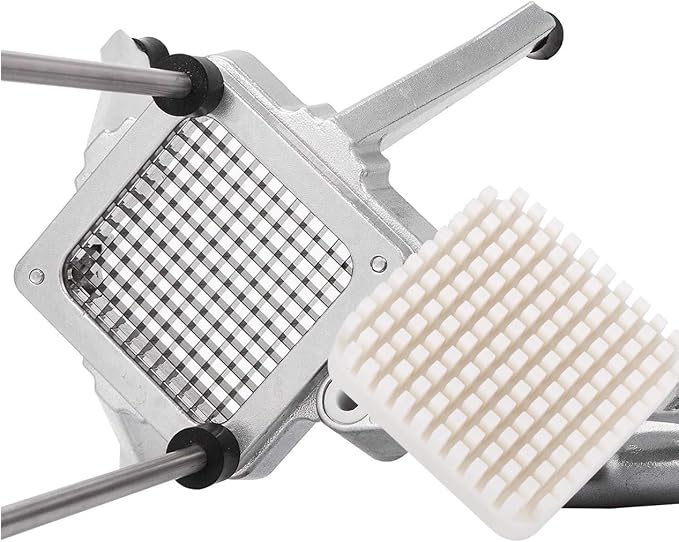 Commercial Vegetable Chopper & Food Dicer, Heavy Duty Vegetable Cutter with 1/4" & 3/8" Stainless Steel Blades, Manual Onion Potato Pepper Dicer for Restaurant Kitchen Food Prep