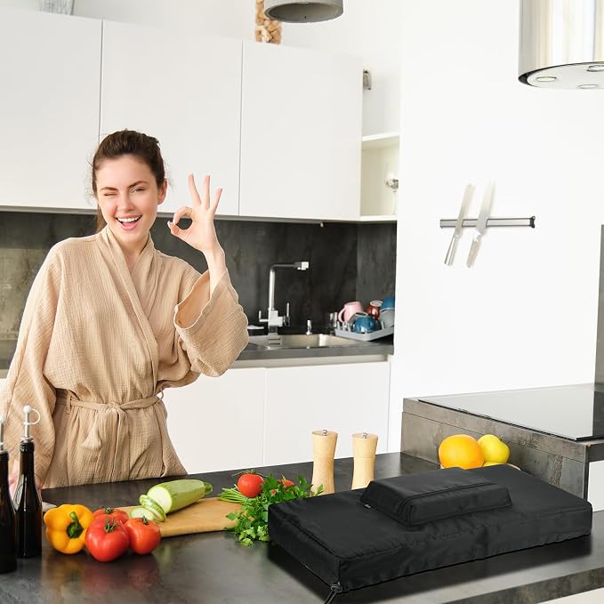 Beautyflier Electric Griddles Dustproof Cover Compatible with Presto Electric Griddle, Protective Cover for Most Griddle, Antistatic Protector Covers, Durable and Long-Lasting (Cover Only)