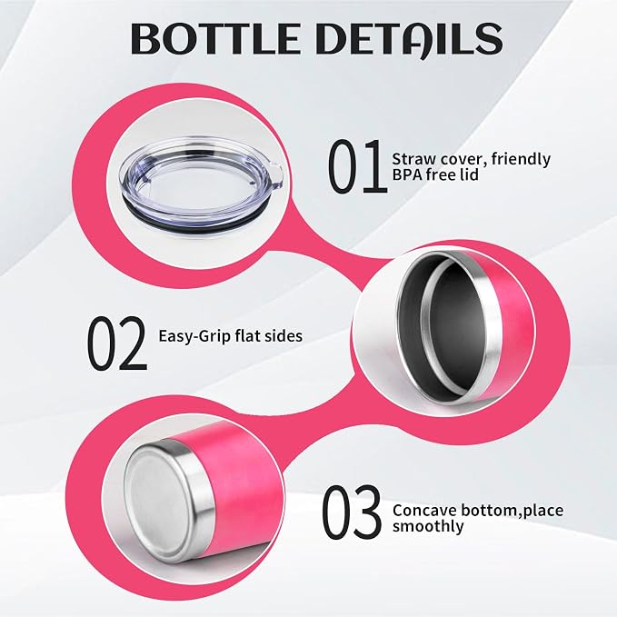 StarSpeed 20oz Stainless Steel Travel Coffee Tumbler,Peach Red | Travel Coffee Mug,Spill-proof Lid,Double Wall,BPA-free Travel Cups,Insulated Cup Fits Car Cupholders