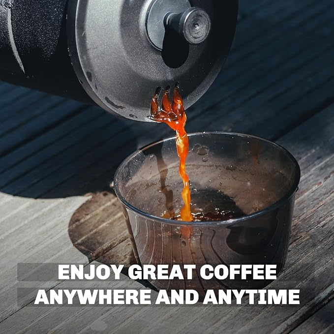 Firemaple Star French Press Coffee Filter, Suitable for X1, X2, X3 Stove | Simple Brewing: Add Grounds, Pour Water, Press, Fine Mesh Ensures Smooth, Grit-free Coffee, Space-saving Foldable Build