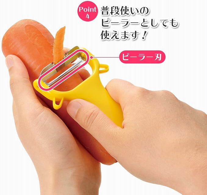 Shimomura Industries Made in Japan Full Veggie Lemon & Peeler FLP-01 Made in Tsubamesanjo, Niigata