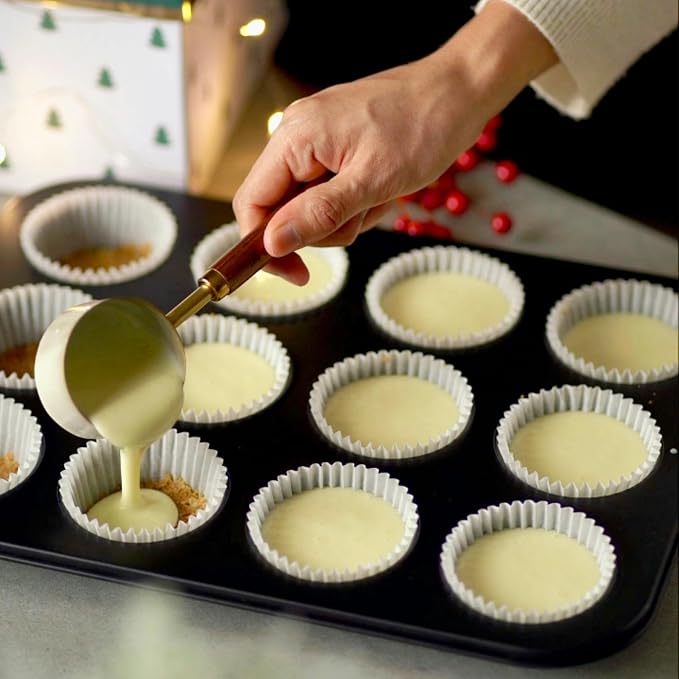 2 Pack 12-Cup 4/6/24/48 Cups Mini Muffin Pan, Heavy-Duty Carbon Steel Nonstick Cupcake Baking Pan, 1.54” Small Size Cups, Even Heat Distribution, Oven & Dishwasher Safe