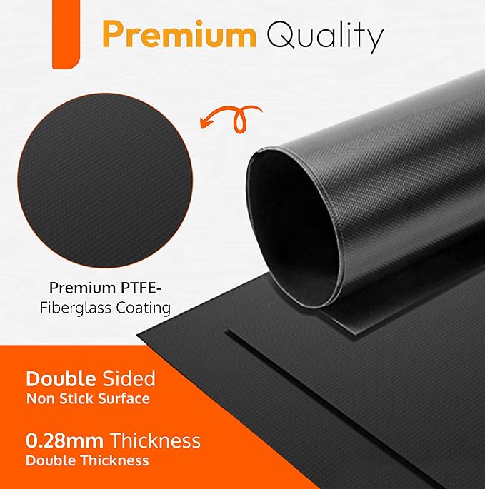 Oven Liners for Bottom of Oven - 17"x 25" Large Heavy Duty Non-Stick 4 Pack | Heat Resistant to 500°F, BPA & PFOA Free, Reusable, Fits Electric, Gas, Toaster, Microwave Ovens & Grills, Spill Guard, Black