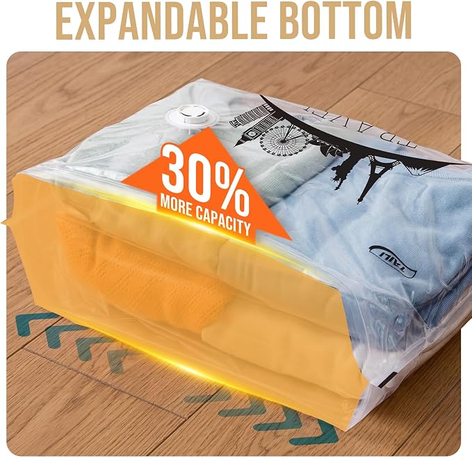 TAILI Vacuum Storage Bags with Electric Pump, 12 Pack(5M+5L+2XL) | Vacuum Seal Bags for Clothing, Beddings, Blankets, Compression Packing Cube for Travel and Closet Organization