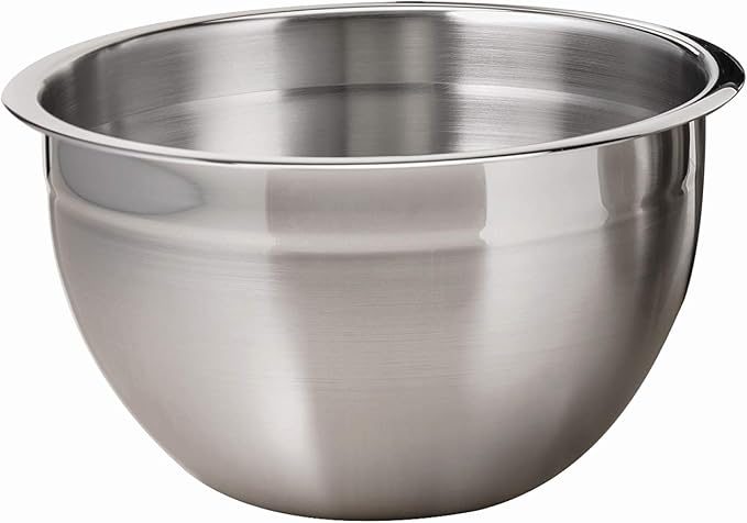 Tramontina Gourmet 3-Quart Stainless Steel Mixing Bowl | Ideal for Salads, Preparing and Serving, Dishwasher-Safe