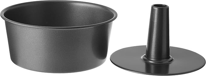 Winco 10" Non-stick Aluminized Carbon Steel Angel Food Cake Pan | Dishwasher safe, Easy release, Great for Cooking, Food Preparation and Restaurant Kitchens