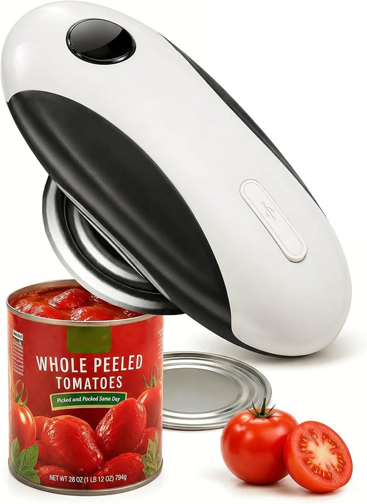 Newise Electric Can Opener, One Touch Automatic Can Openers with Smooth Edge Side Cut, Rechargeable with Magnetic Lid Remover, Hands-Free for Seniors with Arthritis, Kitchen Gadgets Fits Most Cans