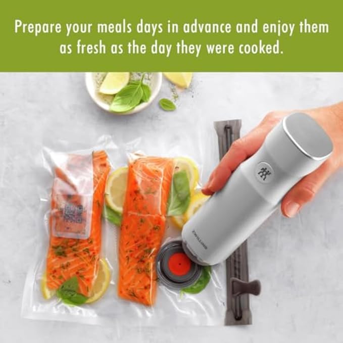 ZWILLING Fresh & Save 10-pc Vacuum Sealer Bags, Sous Vide Bags, Meal Prep - Small