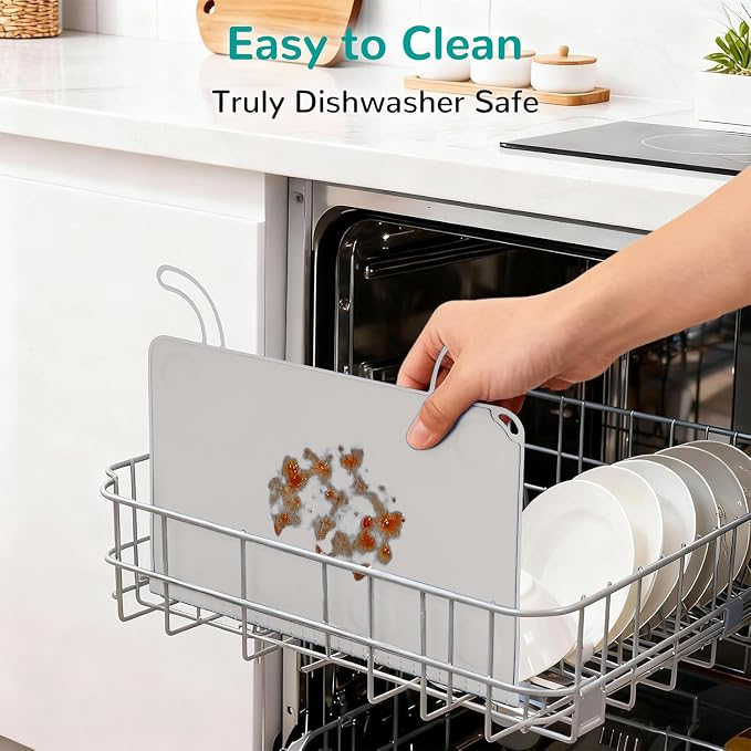 Silicone Placemat for Baby Self-Eating: Dishwasher Safe & Non-Slip for Dining Table - Table Mat for Baby 8-18 Months