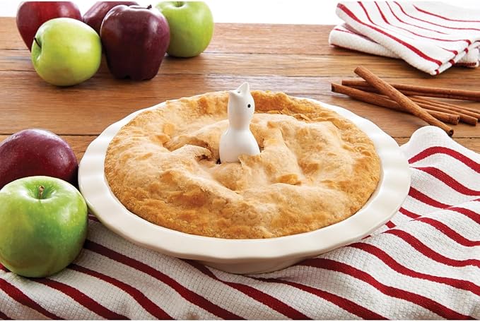 Mrs. Anderson’s Baking Pie Birds, Fine White Porcelain, Set of 2