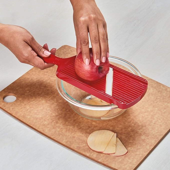 KYOCERA Double-Edged Ceramic Mandoline – Ultra-Sharp 1.5mm Precision Slicer | KYOCERA Double-Edged Mandoline Slicer: 3.5" Ceramic Blade for Fast, Two-Way 1.5mm Slicing with Safety Handguard Included