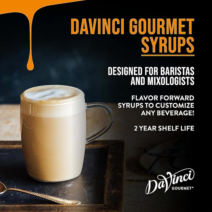 DaVinci Gourmet Classic Cookie Dough Syrup, 25.4 Fluid Ounces (Pack of 4)