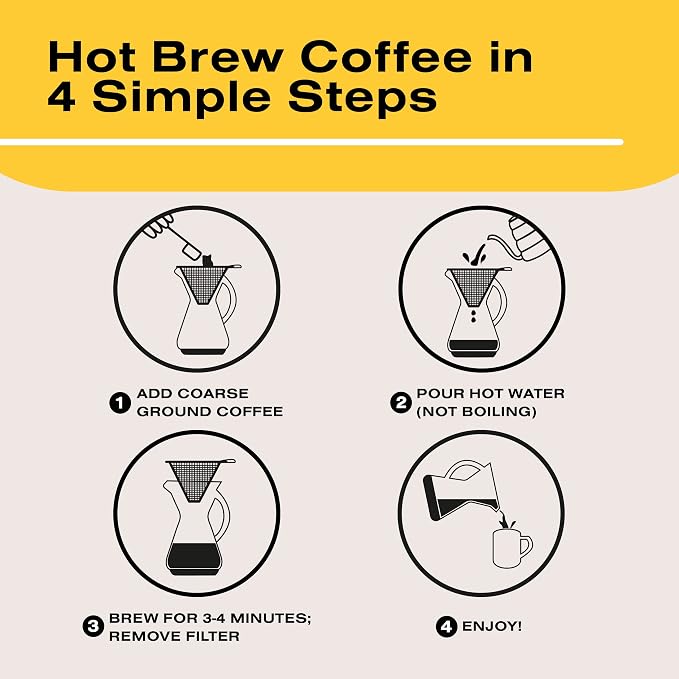 Bean Envy Pour Over Coffee Maker - Glass Dripper with Steel Filter 20 Oz | Dishwasher Safe, Borosilicate Carafe, Reusable Stainless Mesh, Non-Toxic, Silicone Base, Manual Drip Brewer