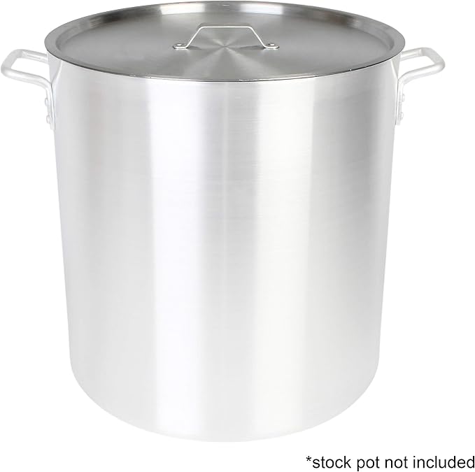 Thunder Group Stock Pot Lid, 100 Quart, Silver