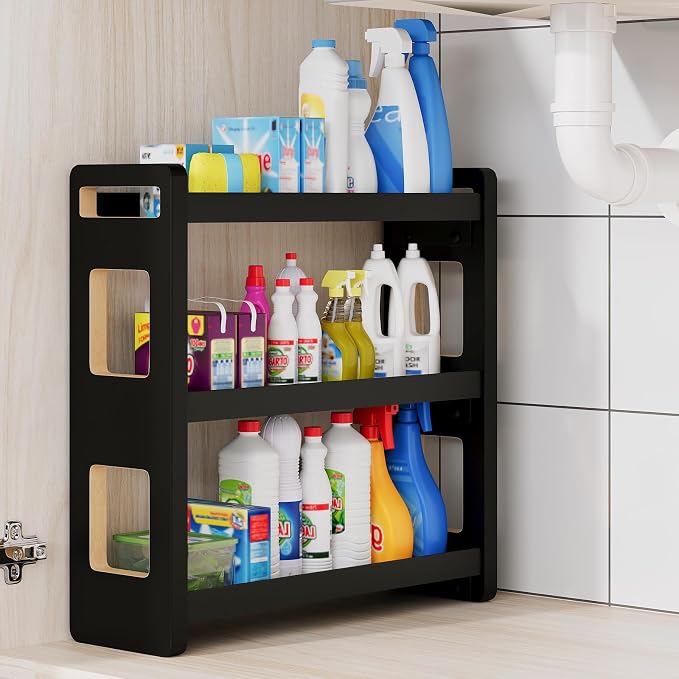 Bathroom Counter Organizer, Bathroom Sink Organizer, Vanity Shelf | Bathroom Organizers and Storage, Bathroom Countertop Organizer, Counter Shelf, Cologne Stand, Perfume Stand, Bathroom Decor
