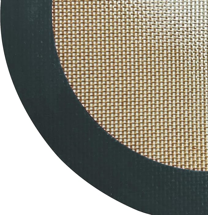 Silicone Baking Mats, Set of 4, Round dia 8 Inch, Non Stick, BPA Free, Baking Sheet Pan Liner for Cake,Pizza,Cookies,Macaron,Bread,Pastry,Toaster (Multi Colors, Round-dia 8 inch)