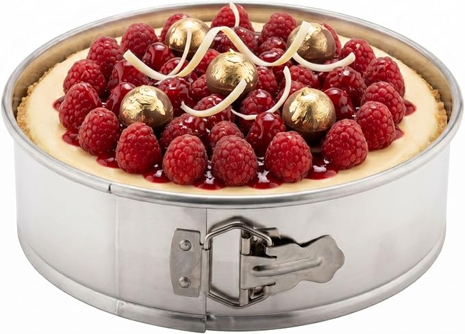 Restaurantware 10 in Silver Aluminum Springform Cake Pan