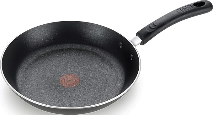 T-Fal Experience Nonstick Frying Pan, 8 in Induction Skillet, Black | Oven safe to 400 F, Thermo-Spot heat indicator, Dishwasher safe, Thick-gauge aluminum, Ideal for eggs and sauteing