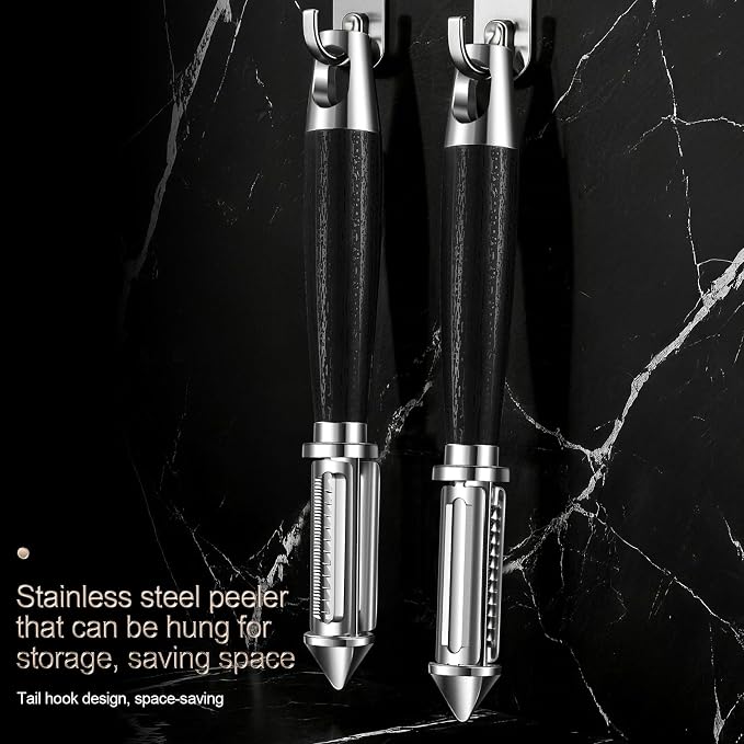 Multi-functional julienne peeler for vegetable | standout features : Die-cast body — avoids cracking or blade detachment over time