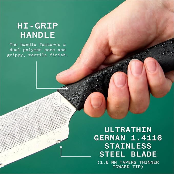 Milk Street 6.75-inch Nakiri Knife by Christopher Kimball, 1.4116 German Steel Nakiri Chef Knife, Ideal for Home Kitchen, Renowned Milk Street Nakiri Knives