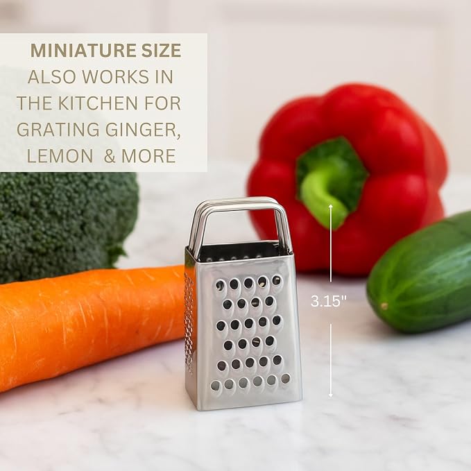 Mini Cheese Grater Gift Set 3-Pack - “You Make Life a Little Grater” | Funny Chef Gift Mini Grater Ready-to-Gift Packaging Cheese Gift