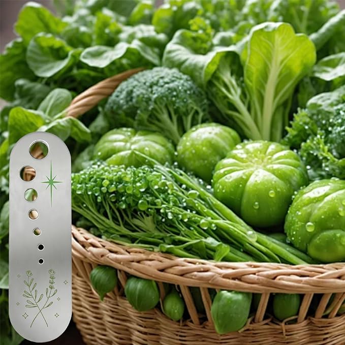 Pottery Herb Stripper Tool Supplies, Metal Stainless Steel Vegetable Leaf Separator, Fun Kitchen Gadgets, Exquisite Herb Stripper Bowl Gifts for the Kitchen Suitable for Home Use & Chefs