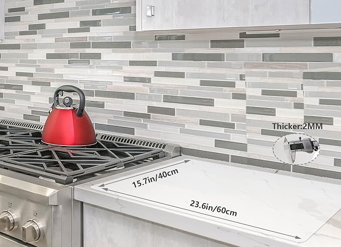 Silicone Mat for Kitchen Counter, Heat Resistant Nonskid Table Mat for Air Fryer to Site on, Countertop Protector, Thick 2MM, XL Large | Countertop Protector, Thick(2MM) Silicone Heat Resistant Mat for Kitchen Appliance, Air Fryer Site on