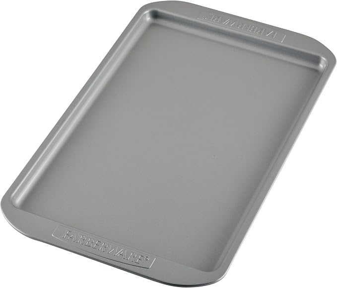 Farberware Nonstick Bakeware, Nonstick Cookie Sheet / Baking Sheet - 10 Inch x 15 Inch, Gray