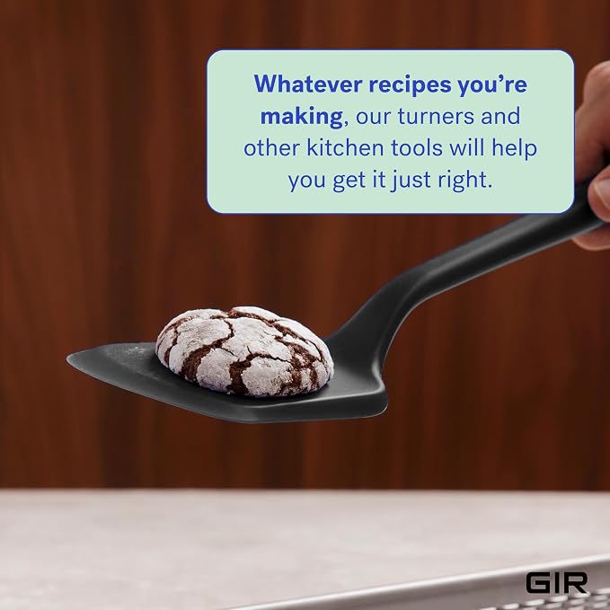 GIR: Get It Right Premium Silicone Spatula Turner (Black), Ultimate - 13 IN