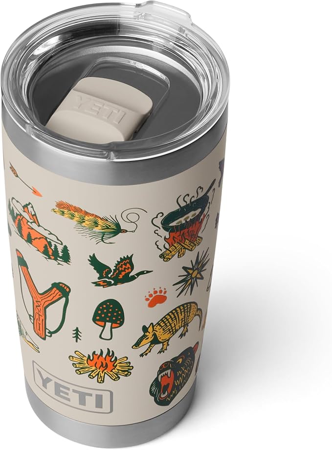 YETI Rambler 20 oz Stainless Steel Vacuum Insulated Tumbler w/MagSlider Lid